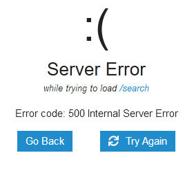 server error